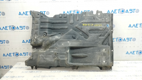 Left large underbody protection Toyota Highlander 14-19 is torn