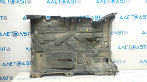 Left large underbody protection Toyota Highlander 14-19 is torn