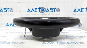 Naked steering wheel Jeep Compass 17-21 leather, black, red stitching, scratches, abrasions