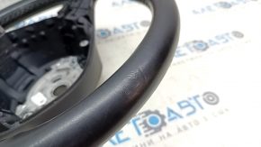 Naked steering wheel VW Passat b7 12-15 USA leather black, scuffs, dents
