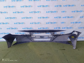 Front bare bumper Hyundai Elantra 21-23 SE, SEL, graphite, no fragments, broken fasteners, dent, tears