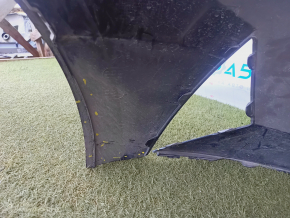 Front bare bumper Hyundai Elantra 21-23 SE, SEL, graphite, no fragments, broken fasteners, dent, tears