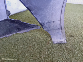 Front bare bumper Hyundai Elantra 21-23 SE, SEL, graphite, no fragments, broken fasteners, dent, tears