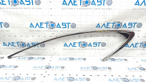 Upper rear left door molding Lexus ES300h ES350 13-18 chrome, scratches