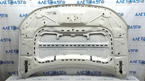Naked hood Jeep Compass 17- white PW3 with black, aluminum, chips, sand