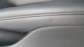 Door trim card front right Honda Accord 18-22 black, with black insert leather, armrest leather, with graphite overlay, scratches, dents, bumps