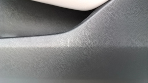 Door trim card front right Honda Accord 18-22 black, with gray insert leather, armrest leather, molding handles under the tree, scratches, pokes, dent