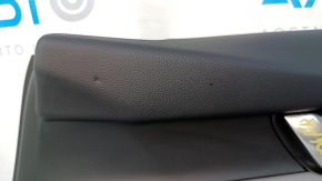 Door trim card front right Honda Accord 18-22 black, with gray insert leather, armrest leather, molding handles under the tree, scratches, pokes, dent
