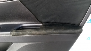 Door trim card front right Honda Accord 13-1 black, with black insert cloth, armrest cloth, molding handle graphite, scratches, for cleaning