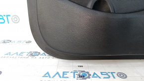 Door trim card front right Hyundai Elantra AD 17-18 black, with gray insert cloth, armrest leather, scratches, abrasions, bumps, dents