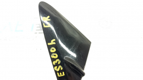 Triangle door plug front right Lexus ES300h ES350 13-18 black gloss, worn