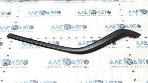 Upper right rear fender molding Jeep Compass 17- gray, broken fasteners