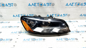 Headlight front right VW Passat b7 12-15 USA bare halogen, sand
