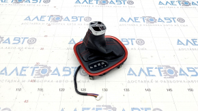 Jeep Compass 19-21 shifter pad red stitching and bezel, Trailhawk, air, broken bezel mounts, scratches