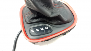 Jeep Compass 19-21 shifter pad red stitching and bezel, Trailhawk, air, broken bezel mounts, scratches