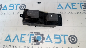 Front right window lift control Hyundai Sonata 11-15 gray, worn