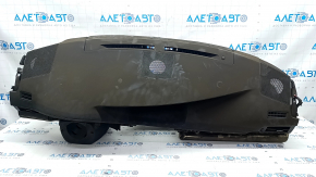 Torpedo front panel without AIRBAG Lexus ES300h ES350 13-18 black with beige overlays, for dry cleaning, soot