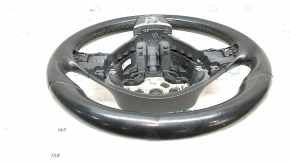 Naked steering wheel VW Tiguan 11-17 rest, black leather, worn