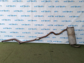 Exhaust line middle part with rear barrel BMW F30 12-18 awd N20 under 1 pipe, rusty