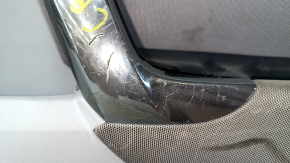 Door trim card front right Honda CRZ 11-16 black, with gray insert, armrest cloth, scratches, dents, for dry cleaning