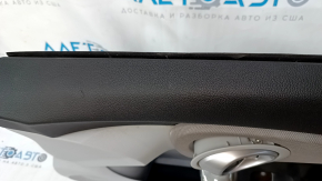 Door trim card front right Honda CRZ 11-16 black, with gray insert, armrest cloth, scratches, dents, for dry cleaning
