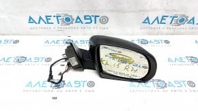 Right side mirror Jeep Cherokee KL 14-18 7+2 pins, turn signal, heated, backlight, black PXR, worn