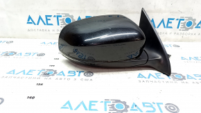 Right side mirror Jeep Cherokee KL 14-18 7+2 pins, turn signal, heated, backlight, black PXR, worn