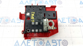 Positive battery terminal Jeep Compass 17 - without wire, red, broken fastening