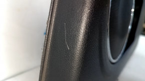 Door trim card front right Honda HR-V 16-22 black with gray insert, armrest leather gray, bumpers, for dry cleaning, scratches