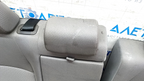 Rear row of seats 2nd row Toyota Venza 21 - gray cloth, for dry cleaning, drops of melted plastic, tear