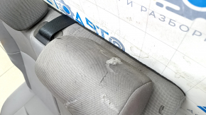 Rear row of seats 2nd row Toyota Venza 21 - gray cloth, for dry cleaning, drops of melted plastic, tear