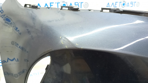 Front bumper bare Toyota Venza 21- without parking sensors LE, graphite, crack, dents
