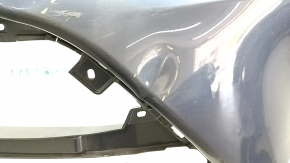 Front bumper bare Toyota Venza 21- without parking sensors LE, graphite, crack, dents