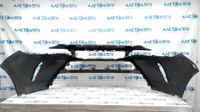 Front bumper bare Toyota Venza 21- without parking sensors LE, graphite, crack, dents