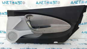 Door trim card front right Honda CRZ 11-16 black, with gray insert, armrest cloth, scratches, dents, for dry cleaning