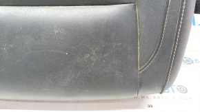 Passenger seat upholsteryToyota Highlander 17-19 black leather, brown stitching, heated, tears, dented leather, needs cleaning