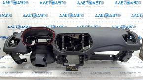Torpedo front panel with AIRBAG Jeep Compass 17- black, start/stop button, Trailhawk, scratches