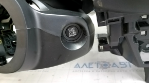 Torpedo front panel with AIRBAG Jeep Compass 17- black, start/stop button, Trailhawk, scratches