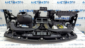 Torpedo front panel with AIRBAG Jeep Compass 17- black, start/stop button, Trailhawk, scratches