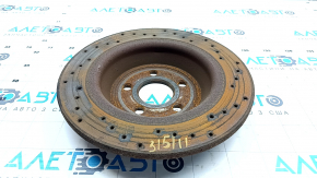 Rear right brake disc Ford Escape MK3 17-19 315/11mm, type 2, perforated, rusty