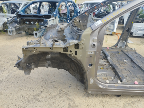Front left quarter Toyota Highlander 14-19 graphite, on the body, the side member nose is sawn off