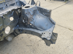 Front left quarter Toyota Highlander 14-19 graphite, on the body, the side member nose is sawn off
