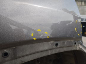 Quarter wing rear right Toyota Highlander 14-19 under BSM, graphite, on the body, bumps