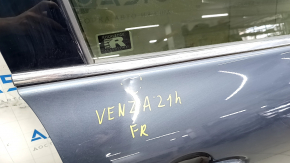 Door assembly front right Toyota Venza 21- graphite 1K9, keyless, butt