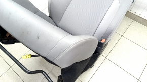 Passenger seat Toyota Venza 21- without airbag, mechanical, gray cloth, LE, dry-cleanable