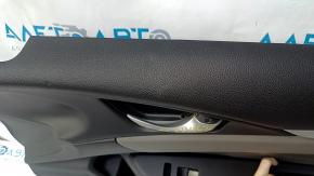 Door trim card front right Honda Civic X FC 16-21 4d rag black with black insert, dents, scratches, abrasions, bumps