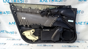 Door trim card front right Honda Civic X FC 16-21 4d rag black with black insert, dents, scratches, abrasions, bumps