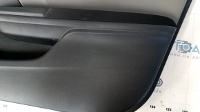 Door trim card front right Honda Civic X FC 16-21 4d black cloth with black insert, dents, abrasions, tear