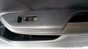 Door trim card front right Honda Civic X FC 16-21 4d cloth black with black insert, dent, scratches, abrasions, for cleaning