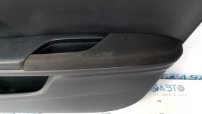 Door trim card front right Honda Civic X FC 16-21 4d cloth black with black insert, dent, scratches, abrasions, for cleaning
